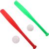 Mikinona Mazza da Baseball Giocattolo per Esterno in Plastica, 2 Set