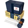 Umami Porta Pranzo Adulti Ermetico, Bento Box con Scomparti e 4 Posate | 1500 ml, impilabile e componibile, microonde e lavastoviglie, ideale per ufficio, picnic, schiscetta Blu Notte