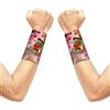 QGGHNISD Carino Cartoon Robots Stretch Polso Polsiera, Traspirante Sport Polso Wrap, Braccialetti Elastici Per Basket Tennis Palestra