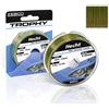 Zebco Filo da pesca monofile di qualità Trophy Hecht per luccio, colore verde, 0,30 mm/6,9 kg