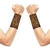 QGGHNISD Tiger1 - Polsiera elastica in bianco e nero, traspirante, per sport, basket, tennis, palestra