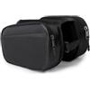 Mertmliy Borsa Anteriore Per Bicicletta, Riflettente, Facile Da Pulire, Impermeabile, Borse Manubrio, Borsa Da Bikepacking, Bagaglio Viaggio Robusto Per MTB, Bici Strada, Bici Gravel,Black