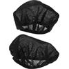 Alipis 2 Pezzi Coprisella Bici Imbottito Nero 22x18 Cm in Poliestere