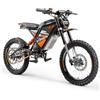 DESHENG Bicicletta elettrica per adulti D600 con motore centrale (380 N·m), batteria da 48 V e 42,4 Ah, moto elettrica fuoristrada dotata di freni idraulici, sistema di sospensioni fuoristrada e autonomia di