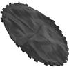 SAFIGLE Tappeto Elastico di Ricambio per Trampolino, Nero, Pp | Trama Traspirante, Alta Resistenza, Minore Resistenza Aria, Uso Outdoor
