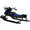 Aangeebone Slittino Bambino Sci Neve, 3 Sci Ferro & PE, Freni Sicurezza, Sedile