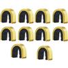 OSOLADY 10 Pezzi Bow String Nock Clips in Rame Nero per Archery