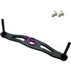 HOHOVYVY Mulinello da pesca in carbonio per impugnatura, 105 mm, per Daiwa 27 x 4 mm | Su misura per Daiwa 27 x 4 mm, compatibile con ABU, fori precisi, montaggio semplice