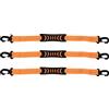BSTiltion 3 pz durevole Roller Skate Guinzaglio Regolabile Scarponi Da Sci Carrier Cinghia per Snowboard e Sci Dimensioni 50,6 cm (Arancione)