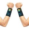 QGGHNISD Fireflies and Lantern - Braccialetto elastico per polso, traspirante, per sport, basket, tennis, palestra