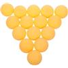 Luxshiny Palline da Ping Pong Senza Cuciture Gialle da 40mm 100 Pezzi Finitura Opaca in Pp, Resistenti per Giochi di Carnevale e Intrattenimento in Classe