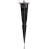 ledscom.de parlat 115 LC SS Paletto, Nero, 18.3 x 4.5 x 4.5 cm, solare, plastica