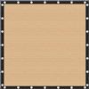 VICLLAX Tenda parasole, rettangolare, sabbia, 3,5 x 3,5 m, blocco UV, recinzione per la privacy, per esterni, patio, giardino, pergolato