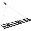 VEVOR Erpice Trainato 243,5 x 50 cm per Prato Giardino, Rastrello Livellatore Trainato con Catena 183 cm per Terreno Vialetti di Ghiaia Giardino, Erpice Livellamento per Rimorchio Trattorini ATV UTV