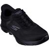 Skechers Go Walk 7 ValinSneaker Uomo, Tessuto Sintetico Nero, 42 EU