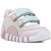 Geox Ragazza B Iupidoo Girl First Walker Shoe, Rosa Lilla, 19 EU