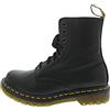 Dr. Martens Pascal Buttero, Bovver Boots Donna, Nero Black Virginia, 40 EU