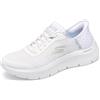 Skechers Go Walk Flex Grand Entry - Scarpe da Ginnastica da Donna, White,