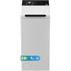 Beko BTL 725WK IT Lavatrice Carica dall'Alto 7kg, Classe B, Libera Installazione, 1200 Giri/min, Acqua Saver, Antipiega, Livello Di Sporco, Partenza Ritardata, Extra Risciacquo, 90x40x60 cm (AxLxP)