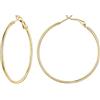 Prosteel Orecchini Cerchio Argento Donna Oro Placcato 14K Ipoallergenico 20/30/50/60/70/80/90/100mm Vintage Y2K Minimalismo Impermeabile