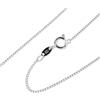 SilverAmber Jewellery Collana Donna a catena sottile in argento 925 - groumette (Curbs - 0.52 mm) - 80 cm, vari stili e misure prodotto in Italia GCH00532