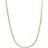 PROSTEEL Collana Serpente 2MM 16-30 Pollici Collana Uomo Acciaio Donna Argento Serpentina Agile Catenina Versatile Solo o Impilato in 316L Acciaio Inox