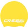 CRESSI CUFFIA DA NUOTO CAPELLI LUNGHI LOIRA GIALLO/BIANCO XL per