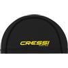 CRESSI CUFFIA DA NUOTO PU COATED SENNA NERO/GIALLO Adulti