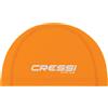 CRESSI CUFFIA DA NUOTO PU COATED SENNA ARANCIONE/BIANCO Adulti