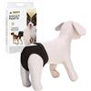 Croci - Croci C 7 If Mutandina Igienica Doggy, Pannolino per cani, Nero, S (40 cm)