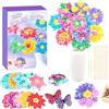 KIFHCMPR Poke in Fun Art Bouquet Kit-regali per ragazze e ragazzi 4,5,6,7,8,9+ anni,divertimento pulito per bambini, attività creative,Poke in Art Kit Creativo Regalo Ragazza Set Fai da Te Decorazione