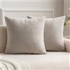 MIULEE Confezione da 2 Federe in Velluto Copricuscini Decorativi Fodere Quadrate per Cuscino per Divano Camera da Letto Casa45X45cm Cuore di Legno