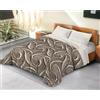 BANZAII TEXTILE INNOVATOR ONLINE Banzaii Trapunta Matrimoniale 260x260 cm Invernale in Ecopiuma da 380 gr/mq calda e morbida - Piumone Invernale Anallergico e Traspirante - Prodotto in Italia -Nicole Beige