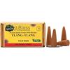 Bless International YLANG-YLANG 100%-Natural-Incense-Cones Handmade-Hand-Dipped Organic-Chemicals-Free for-Purification-Relaxation-Positivity-Yoga-Meditation The-Best-scents (10 Count)