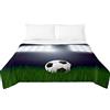 Odot Trapuntino Copriletto Singolo Calcio Moderno Primaverile Estivo Motivo Piumone Caldo e Morbido Quilting Trapunta Leggera (150x200cm,Concorso)