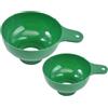 BEAMARKER 2 pz 2 misure Imbuto di Plastica A Bocca Larga Imbuti per Riempire Barattoli di Vetro per Cucinare per Riempire Bottiglie Da Cucina Trasferire Ingredienti Liquidi Secchi Olio Chicchi di Caff