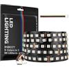 SEZO 5050 RGBCCT Striscia LED 5 in 1 RGB+Bianco Caldo 3000K-6000K 24V 5M 96LEDs/M IP30 non Impermeabile RGBW RGBWW Super Luminoso LED Band per L'illuminazione di Casa e in Camera da Letto
