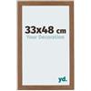 yd. Cornice 33x48 cm Rovere Rustico - Cornice in MDF Mura | Your Decoration, Vetro acrilico antiriflesso, Montaggio a parete, Adatta per foto, poster o puzzle, Made in Holland
