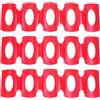 VOANZO Portabottiglie 3 Pezzi, Frigorifero, portabottiglie Pieghevole in Silicone, Porta Birra, organizzatore per Bevande e Vino, Porta lattine, Aiuto per l'impilamento per Frigorifero, Bottiglie