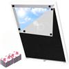 NVGVUP Tenda Oscurante Magnetica per Finestre, 100 x 150 cm, Tessuto Oscurante Senza Fori, Protezione Solare Oscurante, Rimovibile, Per Interni Obliqui