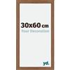 yd. Cornice 30x60 cm Rovere Rustico - Cornice in MDF Mura | Your Decoration, Vetro acrilico antiriflesso, Montaggio a parete, Adatta per foto, poster o puzzle, Made in Holland