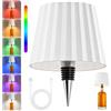 AKOFIC Lampada per Bottiglia LED senza Fili, Luci Bottiglie Vetro RGB Ricaricabili