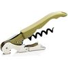 PULLTAP'S GENUINE Classic 500 Verde Oliva Cavatappi da cameriere per uso professionale - Made in Spagna - Include doppia leva articolata - Coltello tagliapsule e apribottiglie