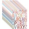 QinyOulhause 520 Pezzi Adesivi Lettere in Vinile - 10 Fogli Lettere Autoadesive Colorate e Impermeabili per Scrittura su Scrapbooking Cassette Postali Poster & DIY