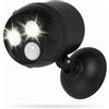Proxinova Faretto LED da Esterno con Sensore di Movimento PIR, Angolazione Regolabile, Design Compatto, Pratica Installazione, Faretti LED Esterno a batterie, Luci da Esterno di Sicurezza