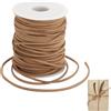 Jinsion 3 mm x 45 m Cordoncini in Pelle per Collane, Cordino Scamosciata | Corda di Cuoio Cordoncino in Pelle,Corda In Pelle per Collana,Scamosciata Filo in Pelle per Collane Braccialetti Artigianato
