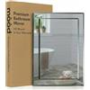 Neue Design Mood® Specchio Bagno Rettangolare, Specchiera da Parete con Vetro a Doppio Strato senza Cornice, per Bagno, Ingresso, Corridoio, (50cm x 40cm)