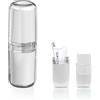 Mustbeau Porta Spazzolino e Dentifricio da Viaggio 4 in 1 Portatile Portaspazzolino Custodi in Plastica Antipolvere Antibatterico per Casa Viaggi Famiglia Campeggio Scuola Lavoro (Trasparente)