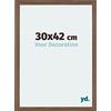 yd. Cornice 30x42 cm Noce Scuro - Cornice in MDF Mura | Your Decoration, Vetro acrilico antiriflesso, Montaggio a parete, Adatta per foto, poster o puzzle, Made in Holland