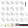 EPLZON 5 Pin 10 mm Connettore Striscia LED Connettori per Strisce LED Connettore Cavo Striscce LED Connettori Senza Saldatura LED per SMD 5050 5630 monochrom LED Strip(20Pezzi)